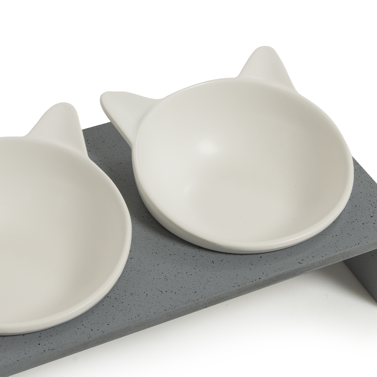 Canadian Cat Company Futternäpfe Canadian Cat Company Futterbar Cat Diner grau/ weiß