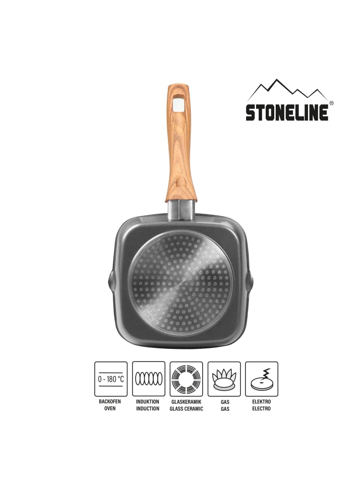 Stoneline Grillpfanne 16 cm | ohne Deckel in Anthrazit günstig kaufen onesize