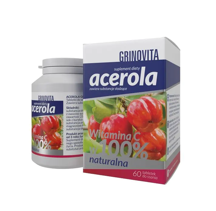 Grinovita Acerola pastilės