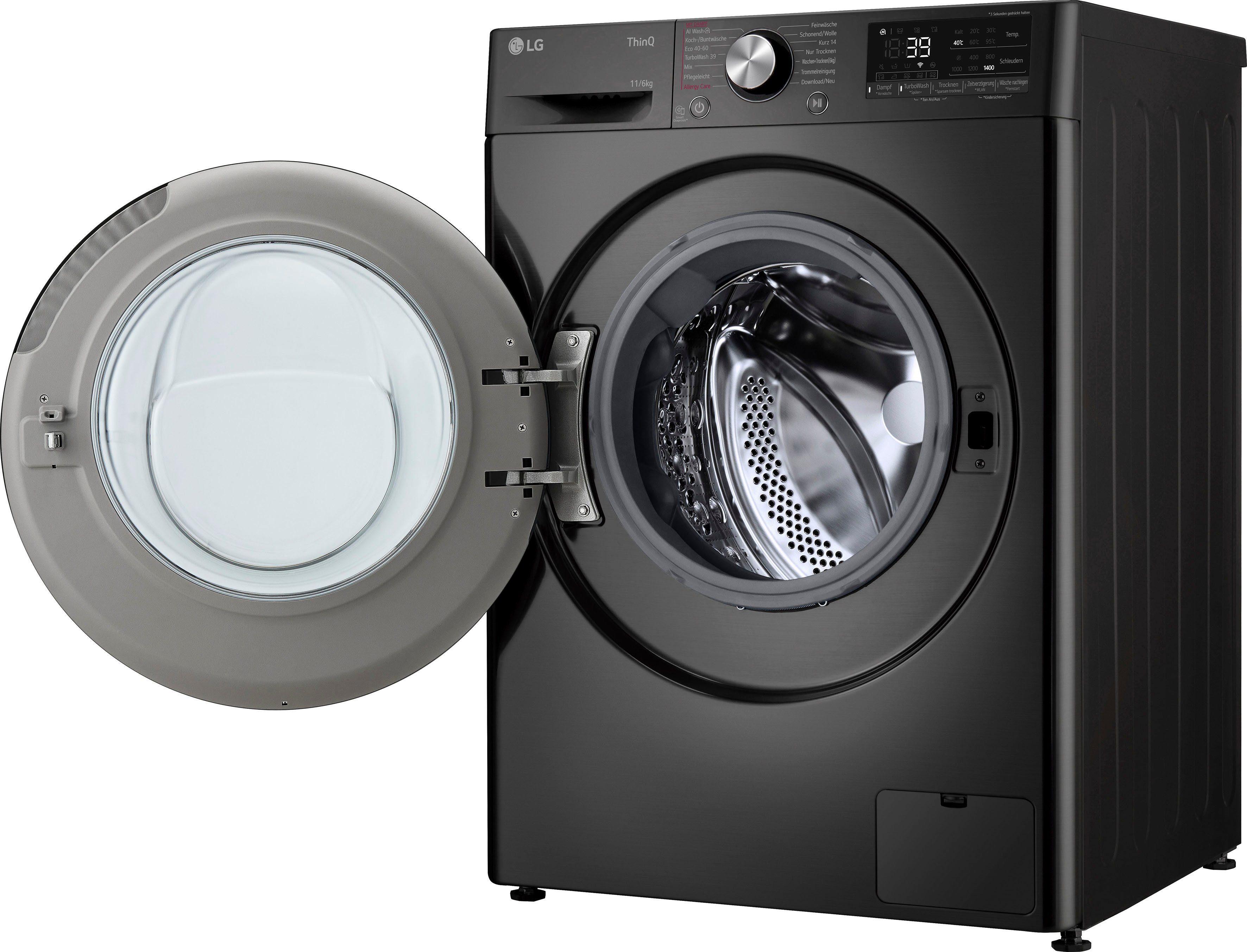 LG Waschtrockner Serie 7 W4WR70E6YB, 11 kg, 6 kg, 1400 U/min