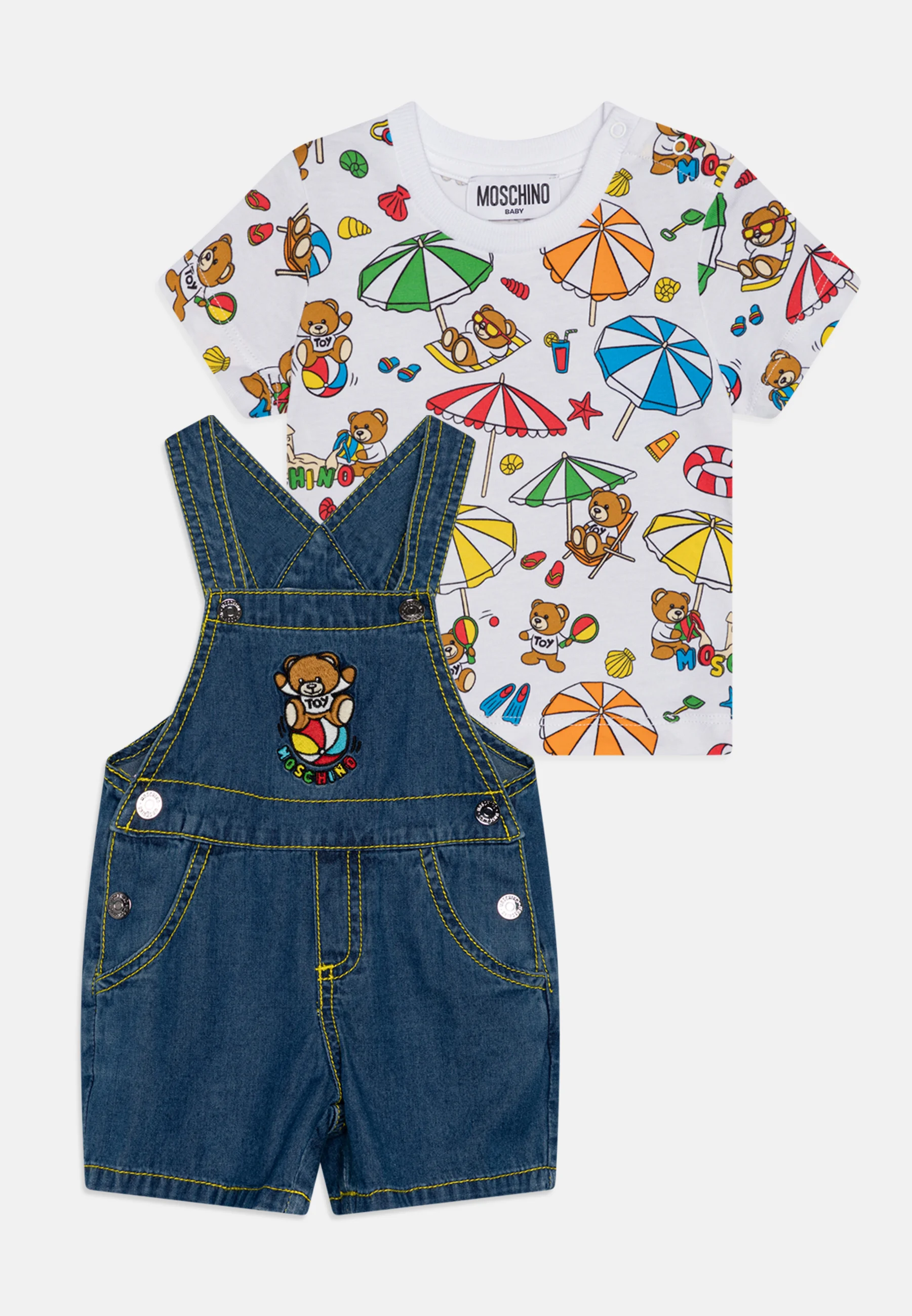 Conjunto unisex de peto para bebé de Moschino - Peto