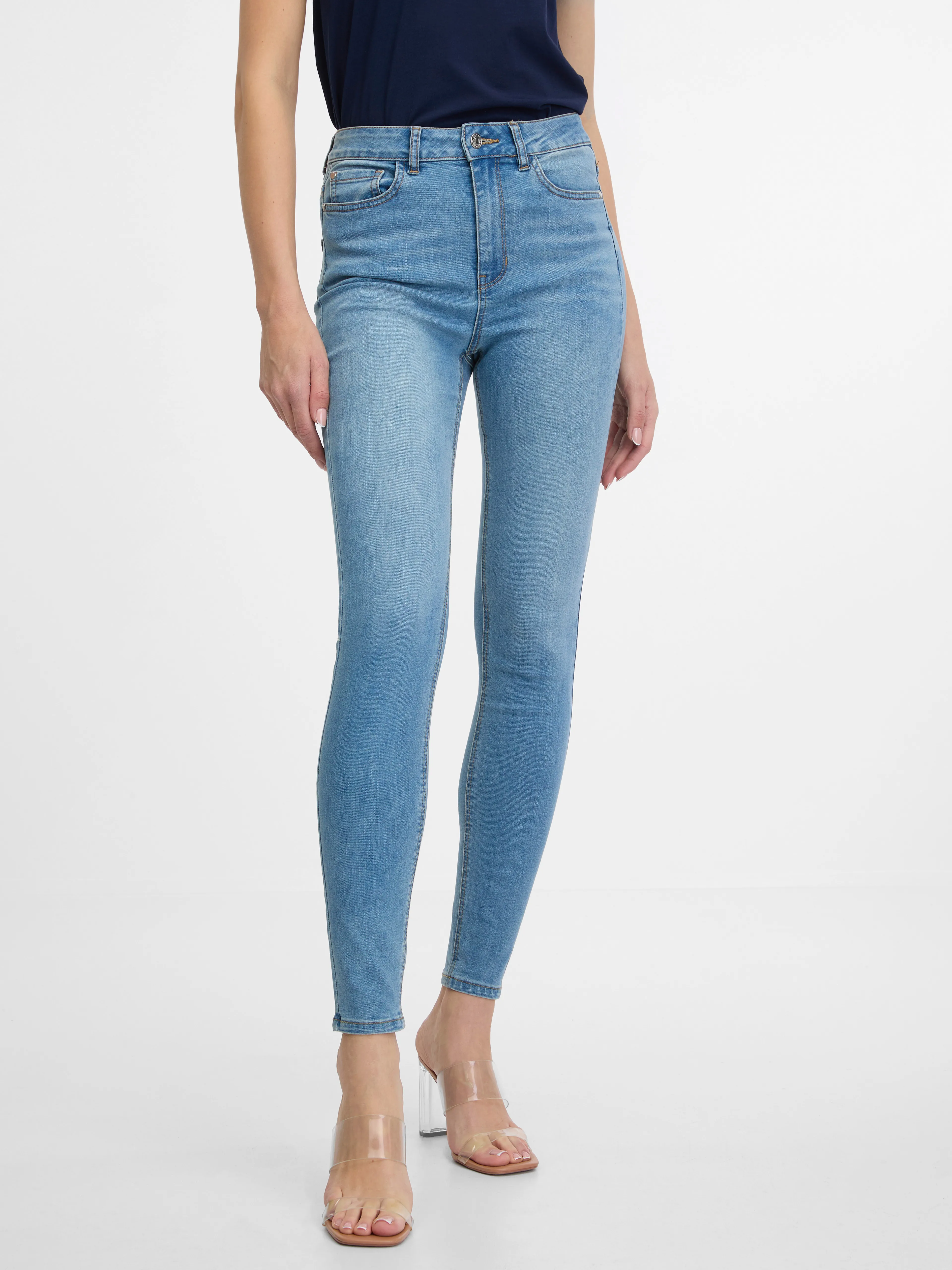 Hellblaue Damenjeans Skinny Fit ORSAY