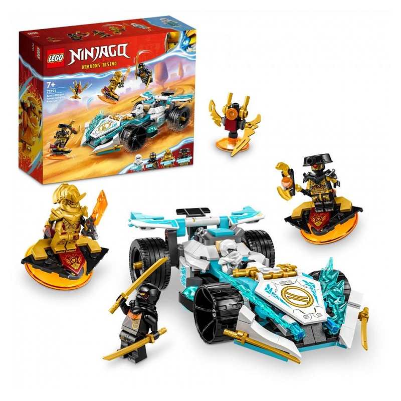 La voiture de course Spinjitzu : le pouvoir du dragon de Zane, LEGO Ninjago