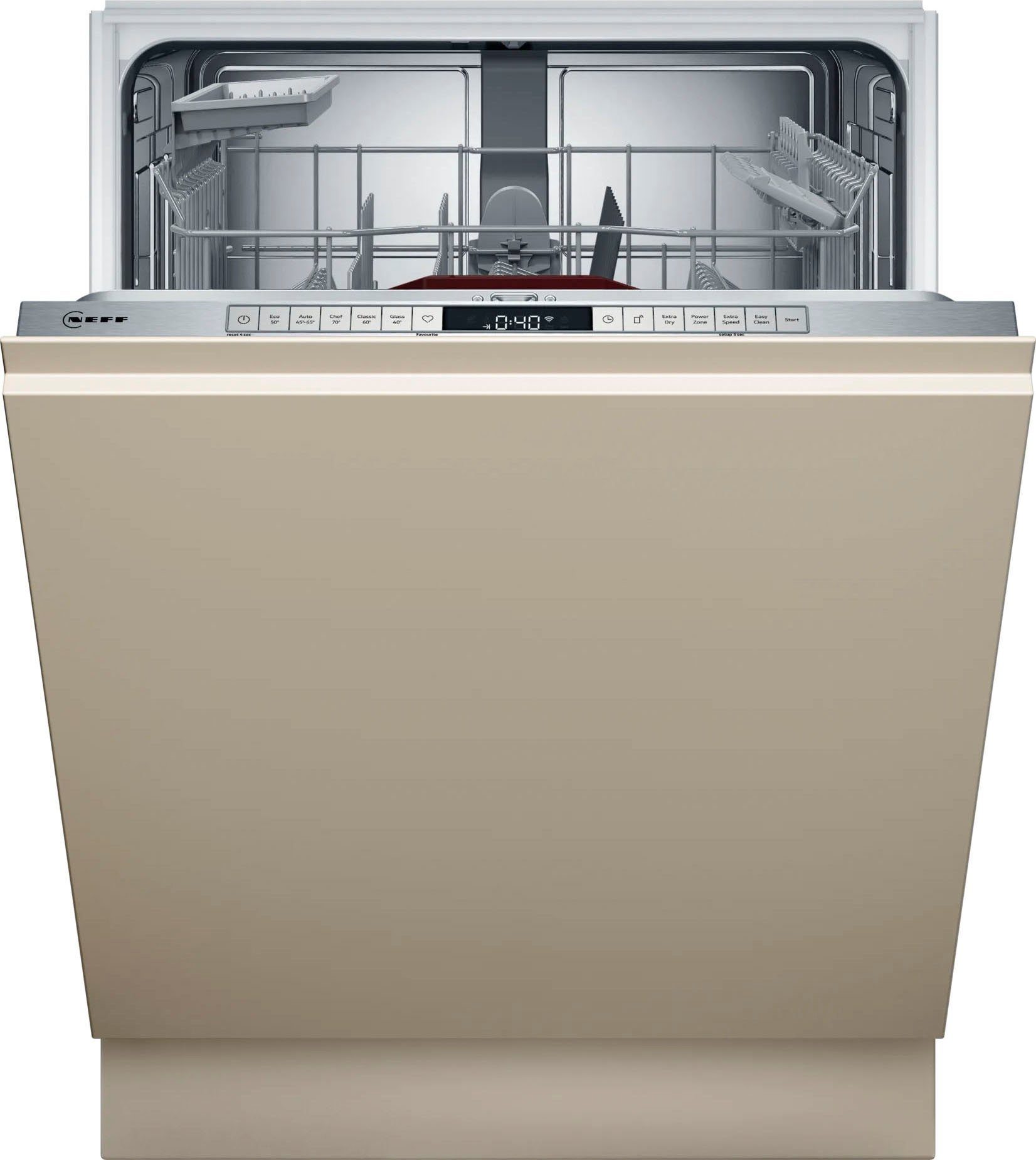 NEFF vollintegrierbarer Geschirrspüler N 70, S155EAX08E, 13 Maßgedecke