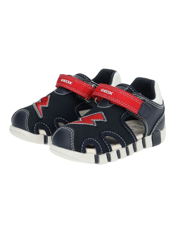 Geox Sandalen in Navy/Rot günstig kaufen