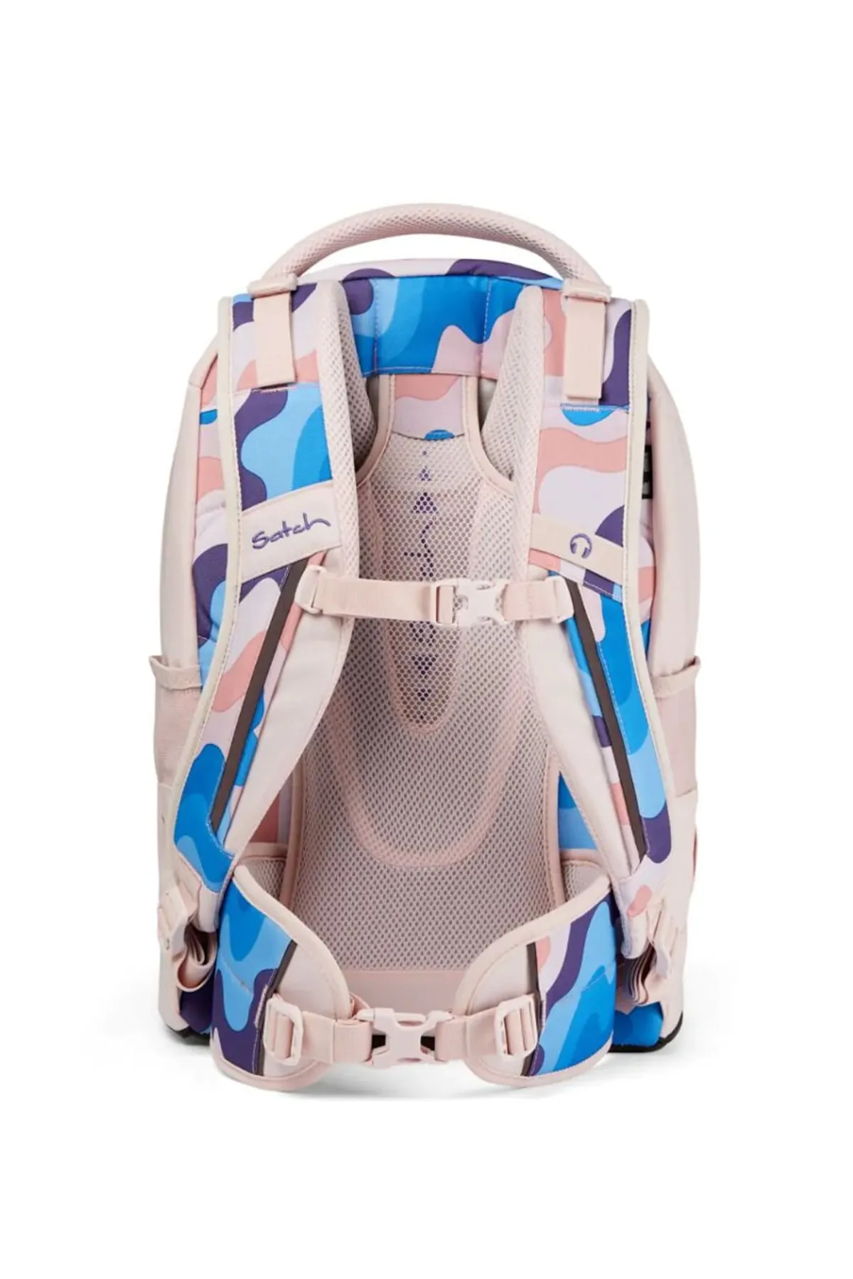 satch  Rucksack - Rosa - Unifarben