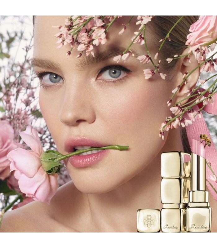 Guerlain-KISSKISS BEE GLOW-Baume teinté infusé en miel 98% d'origine naturelle