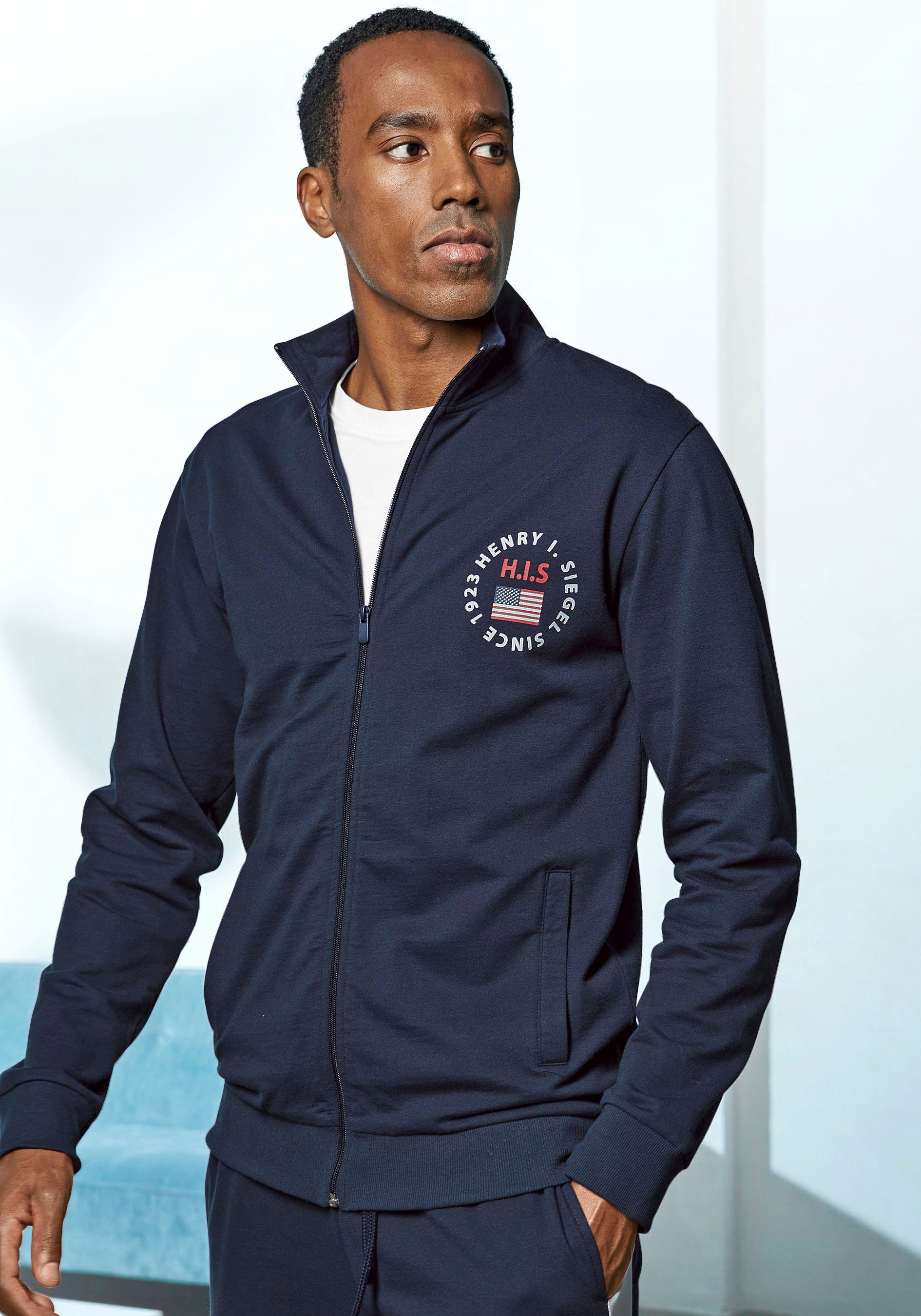 H.I.S Sweatjacke mit Stehkragen