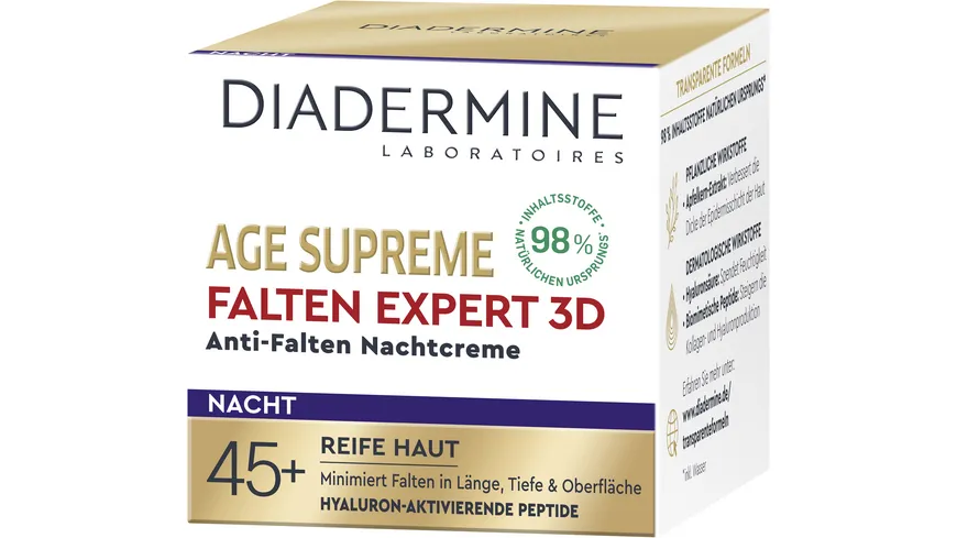 DIADERMINE Age Supreme Nachtpflege Falten Expert 3D 50 ml