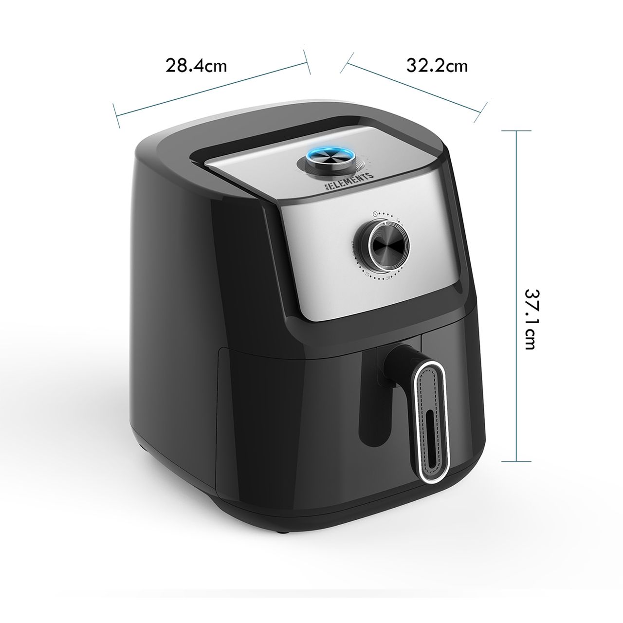 KB Elements ELK65FM1 Air Fryer 6,5 Liter 1600 Watt