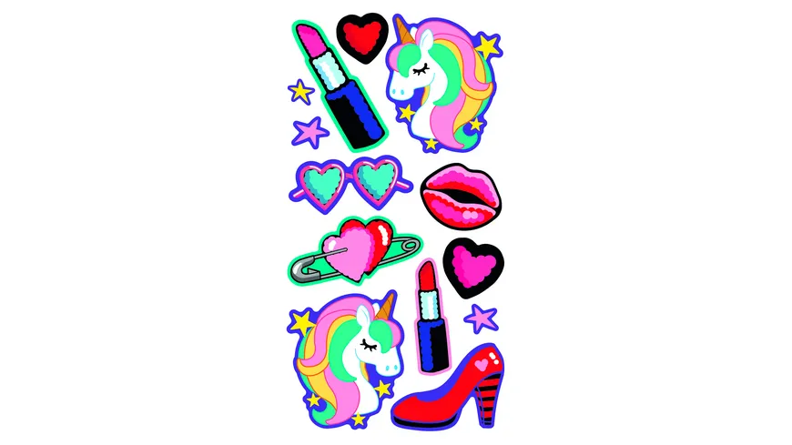 folia Pailletten-Sticker FANTASY 1 Blatt