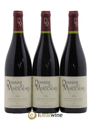 Terrasses du Larzac Domaine de Montcalmès Frédéric Pourtalié  2016 - Lot de 3 Bouteilles