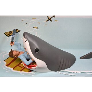 Der weiße Hai Actionfiguren Doppelpack Toony Terrors Jaws & Quint 15 cm