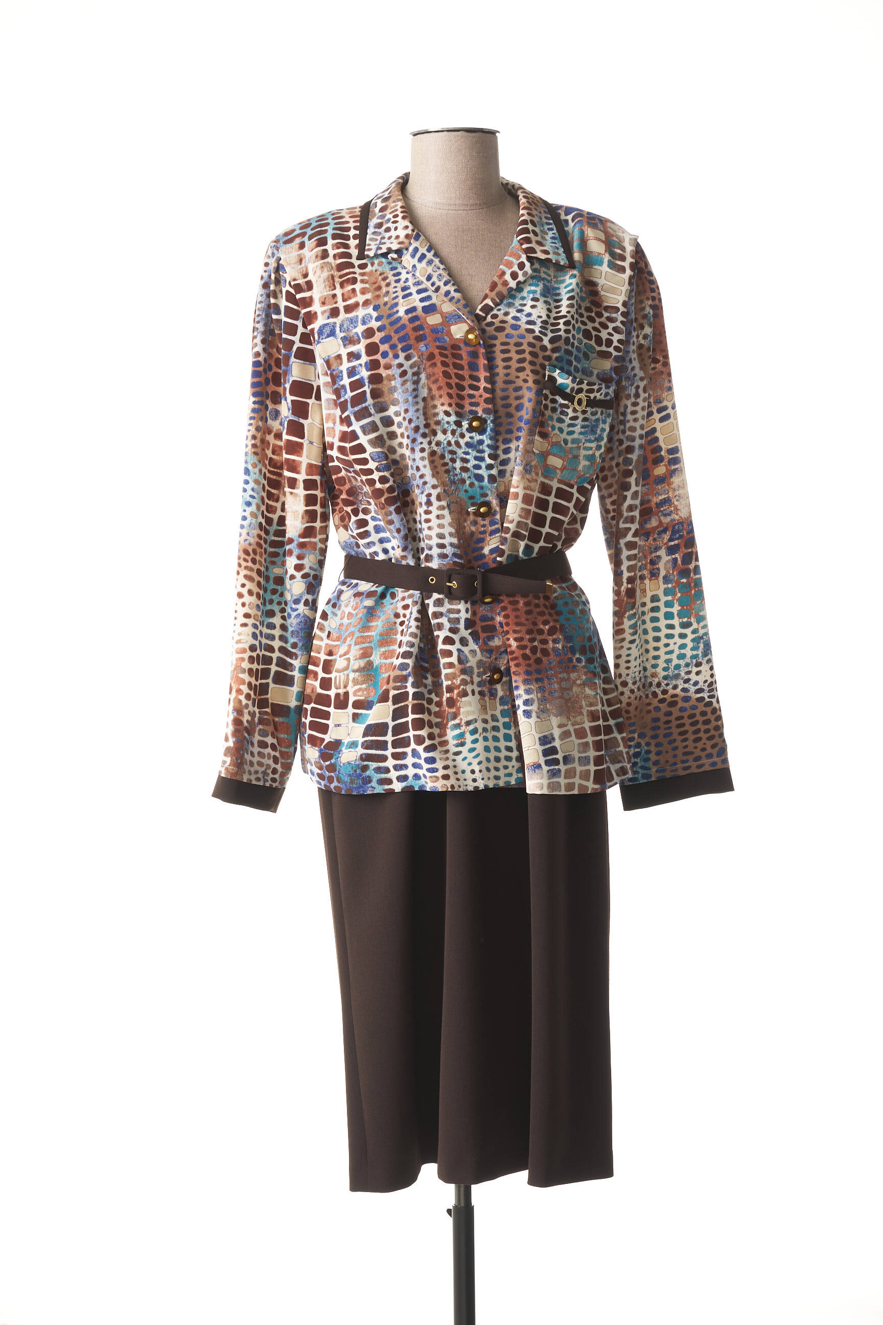 France Rivoire Ensembles Robe Femme couleur marron