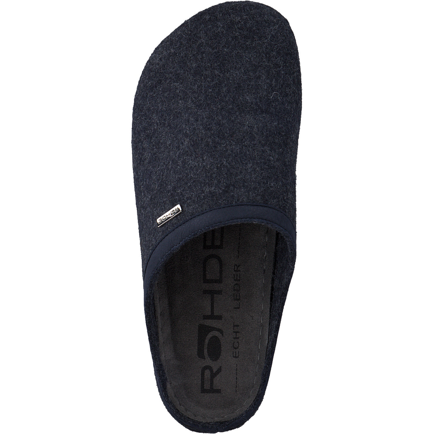 Rohde 6740, Filzpantoffeln, Herren, ocean