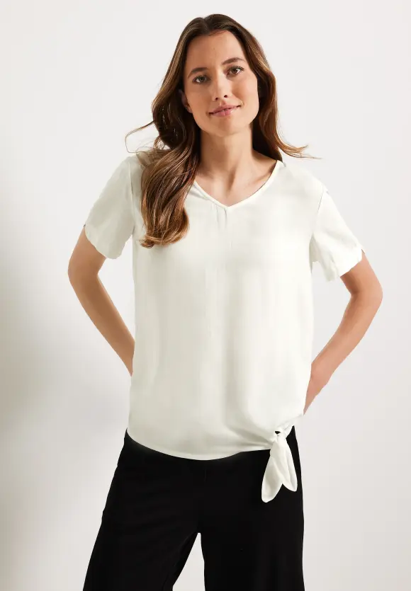 CECIL Bluse mit Knotendetail