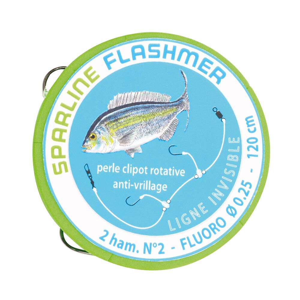 Flashmer Sparline Mediterranean Leader mit 2 Haken