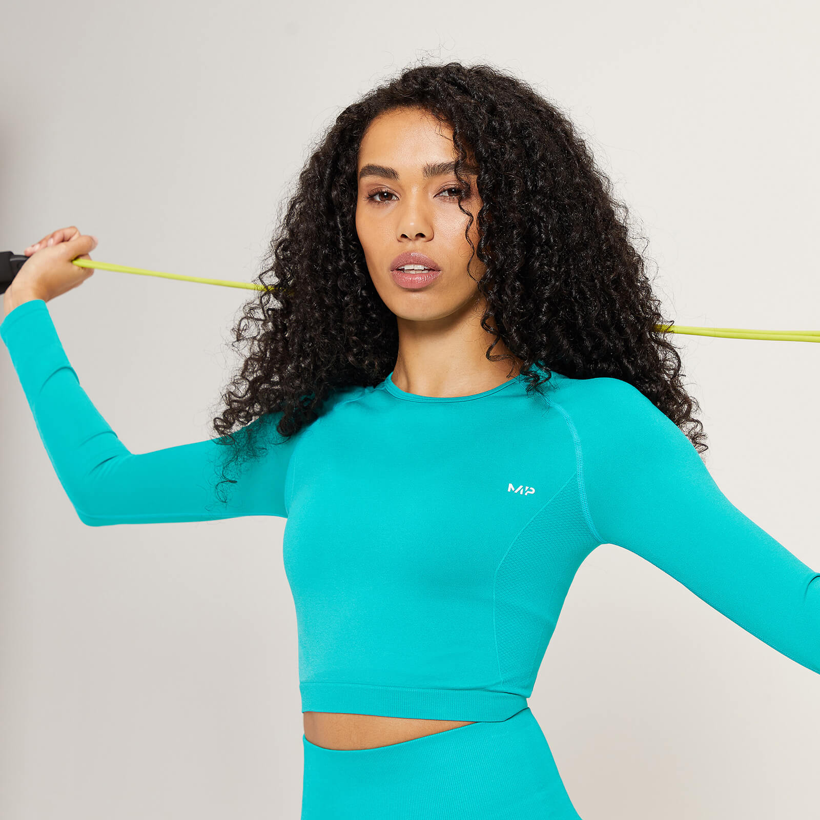 Haut sans coutures à manches longues MP Shape pour femmes – Lagon