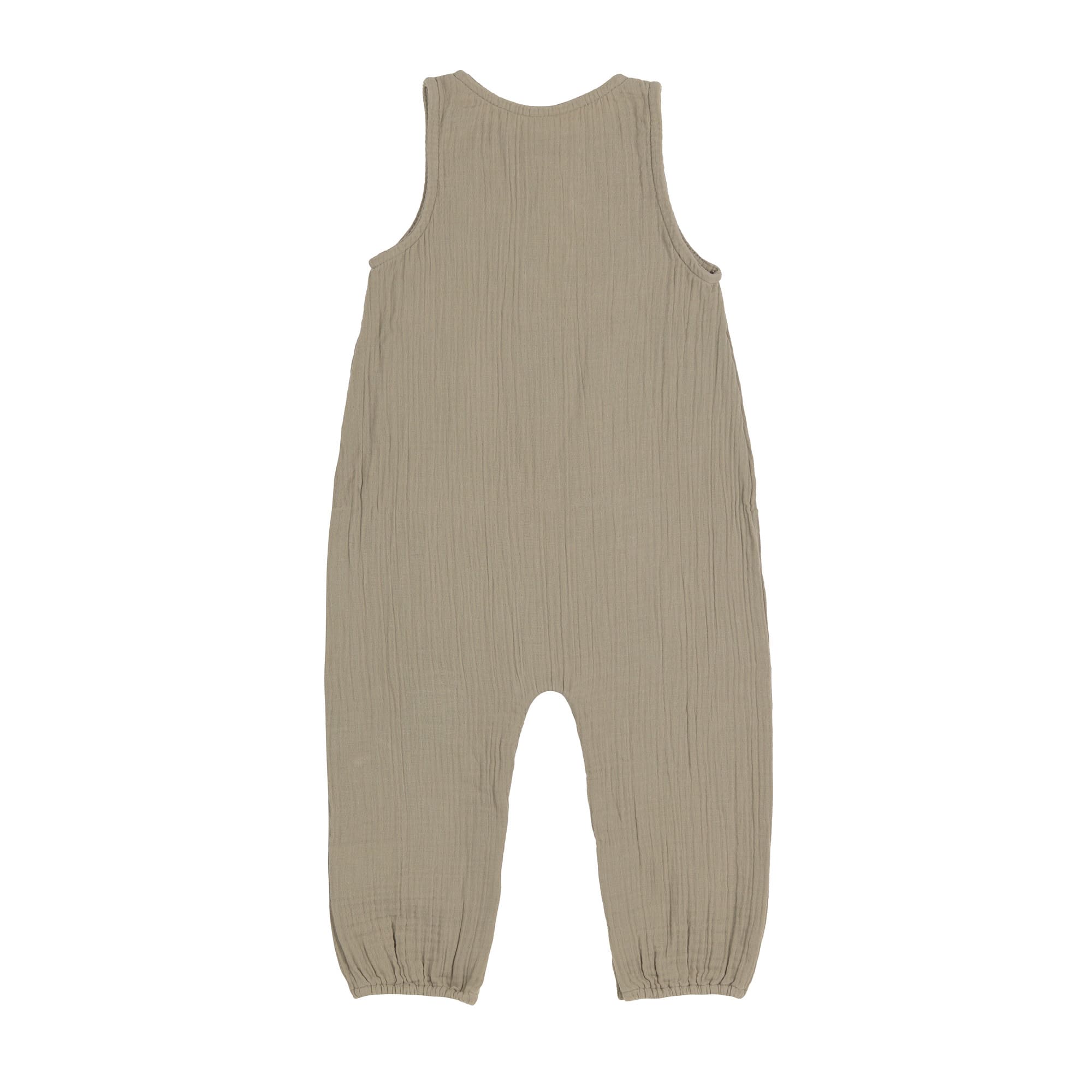 Baby Jumpsuit - Bio Baumwolle, Oliv