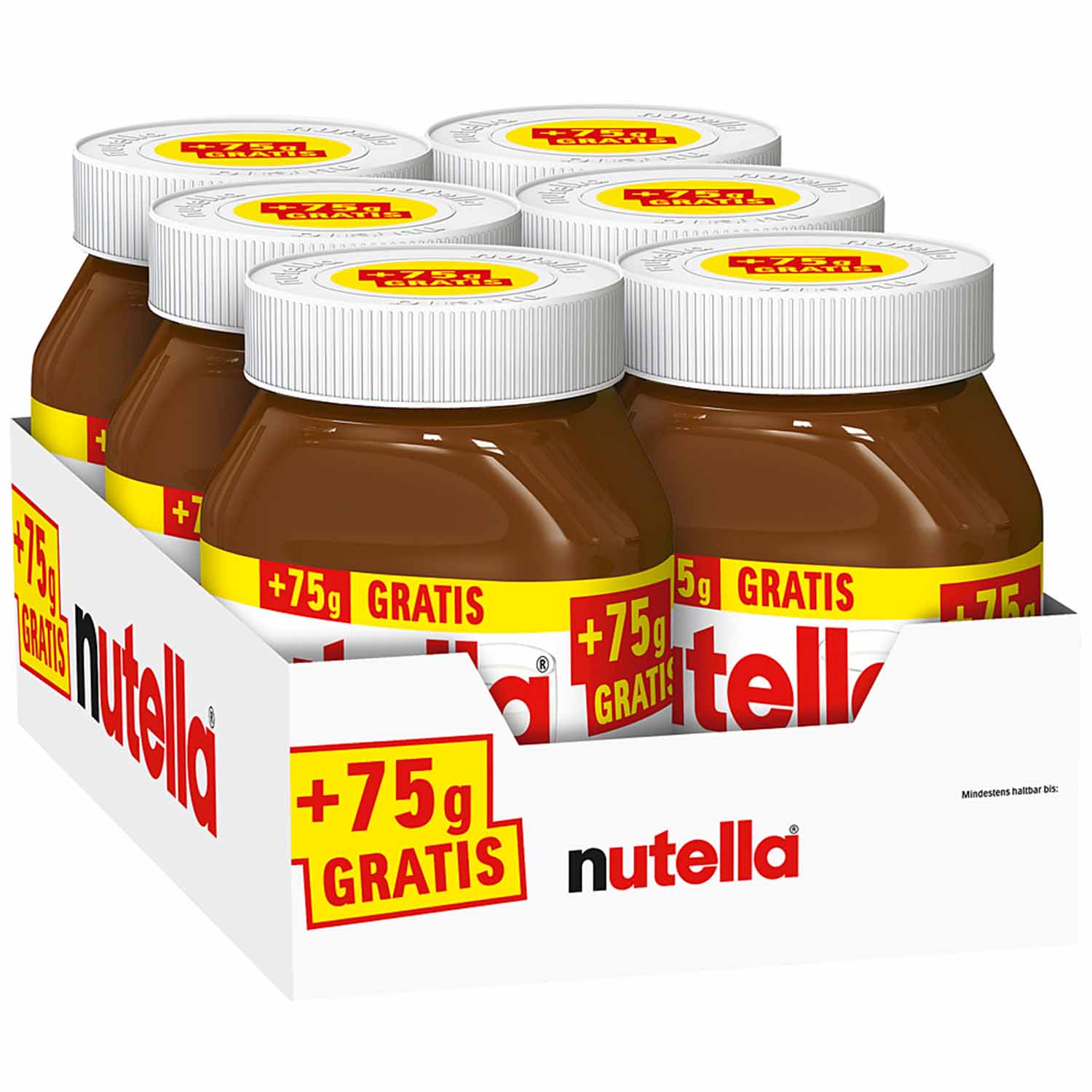 nutella 750g + 75g gratis