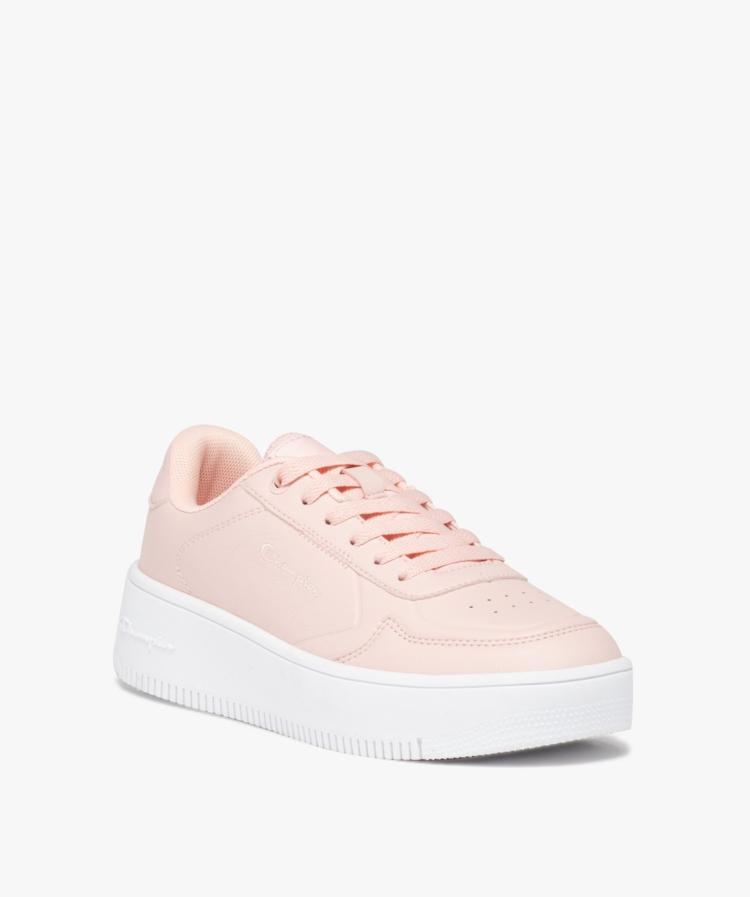 Baskets femme à semelle épaisse – Champion Rebound rose | GEMO