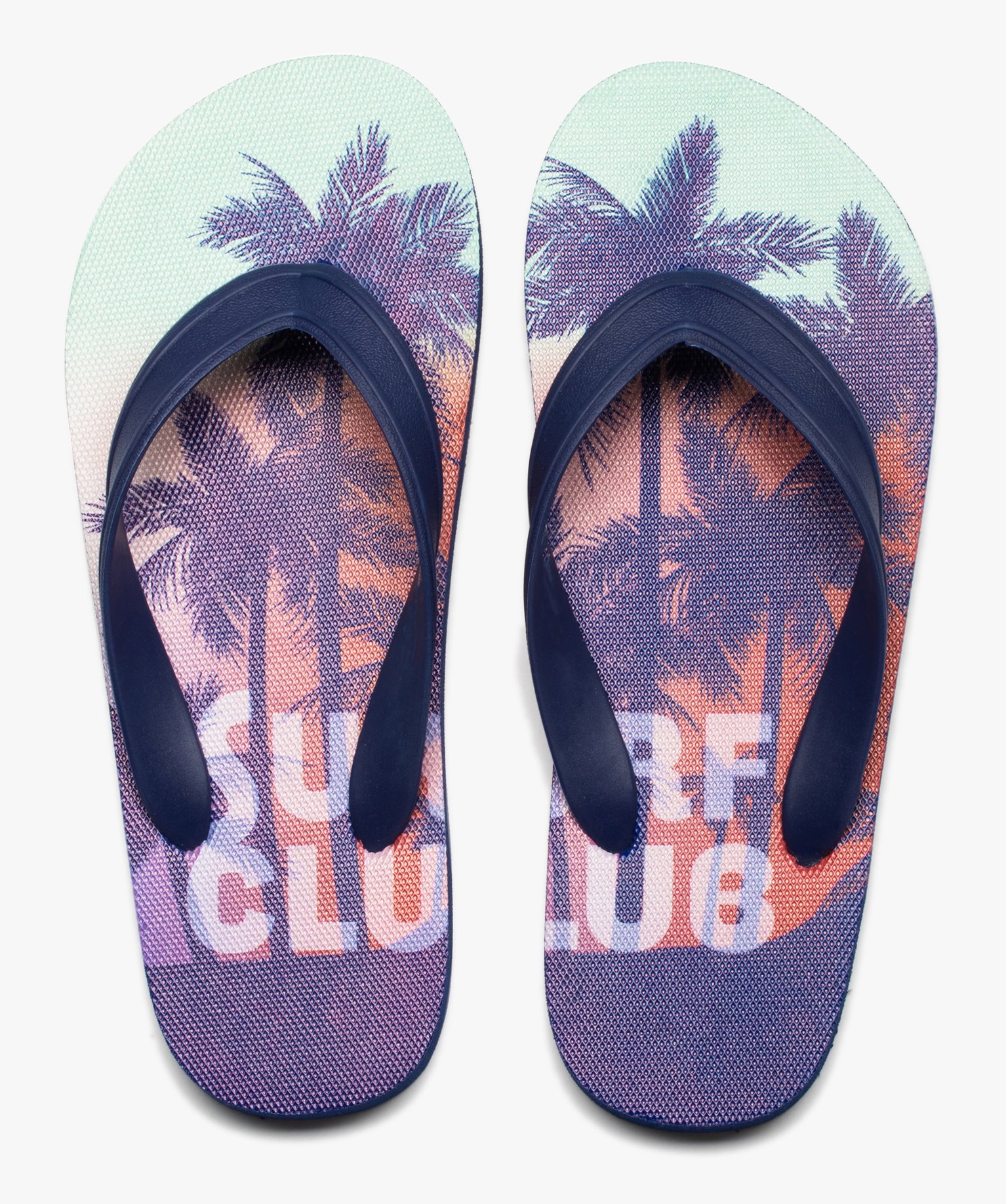Tongs Garçon imprimées cocotiers Surf Club multicolore | GEMO