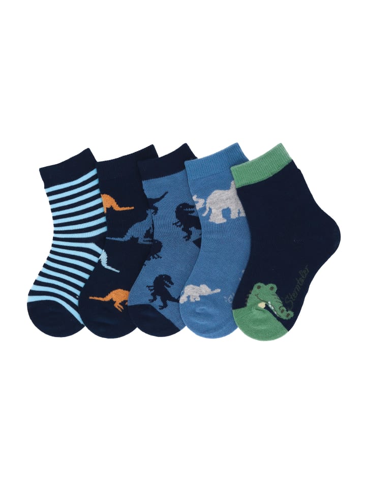 Sterntaler Socken 5er-Box Wildnis in marineblau günstig kaufen 18
