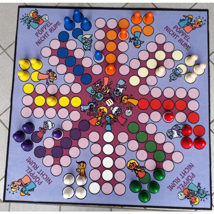 Spieleteppich Pöppel-nicht-rum (8er Version)