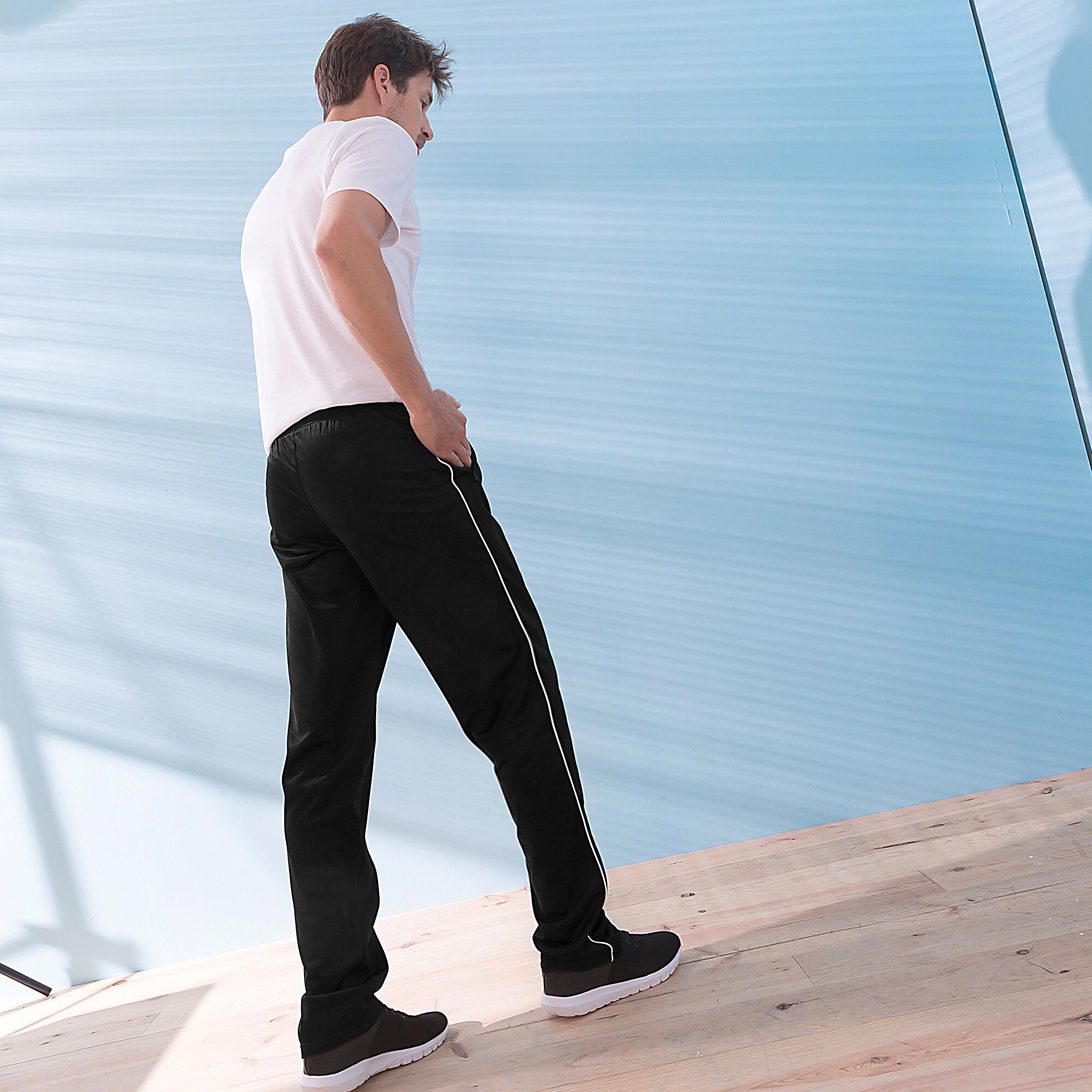 Pantalon sport microfibre intérieur gratté