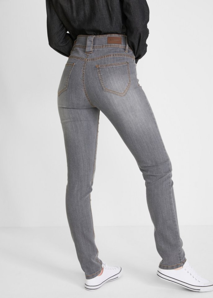 High Waist Komfort-Stretch-Jeans, Slim