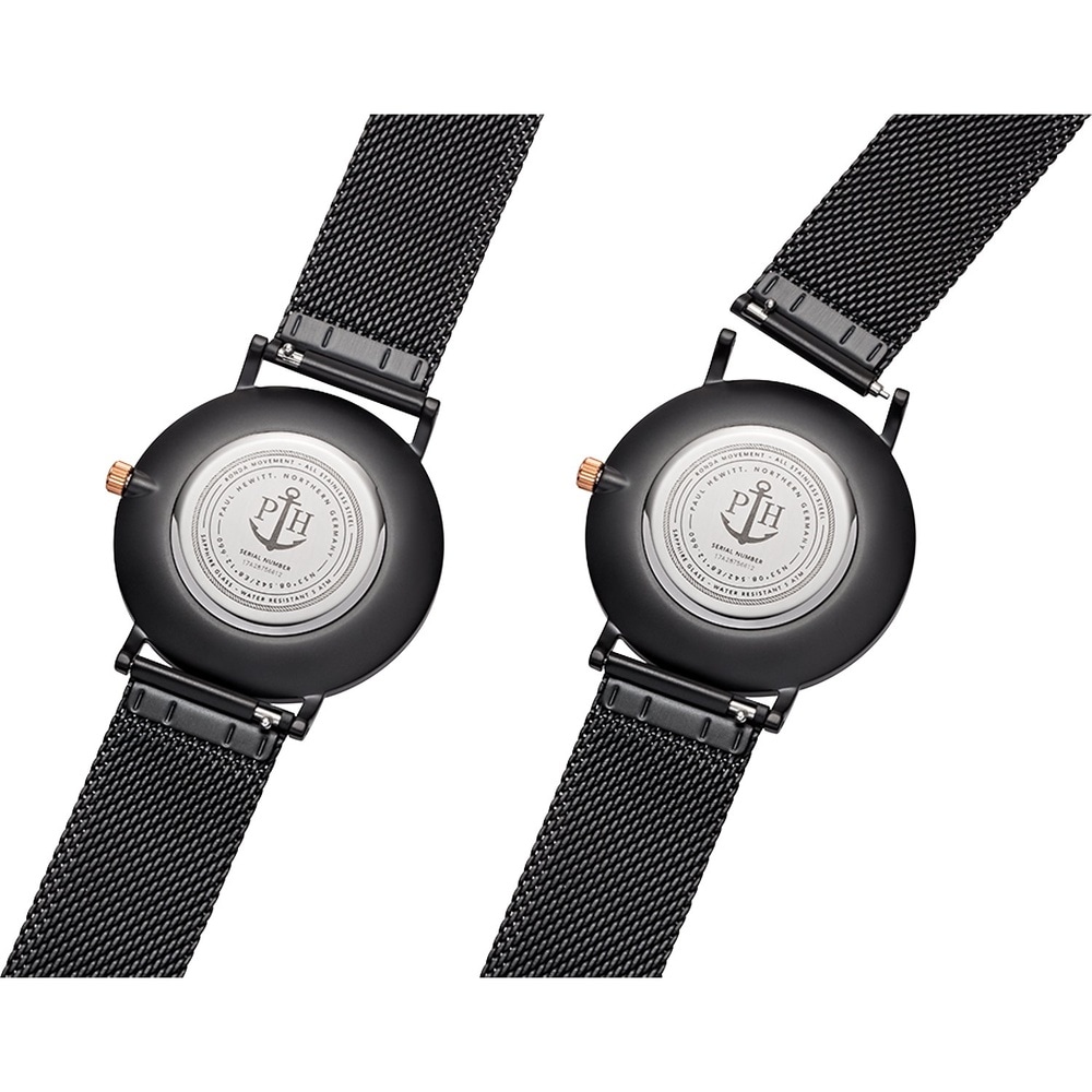 Paul Hewitt Montre pour hommes Acier inoxydable Montre