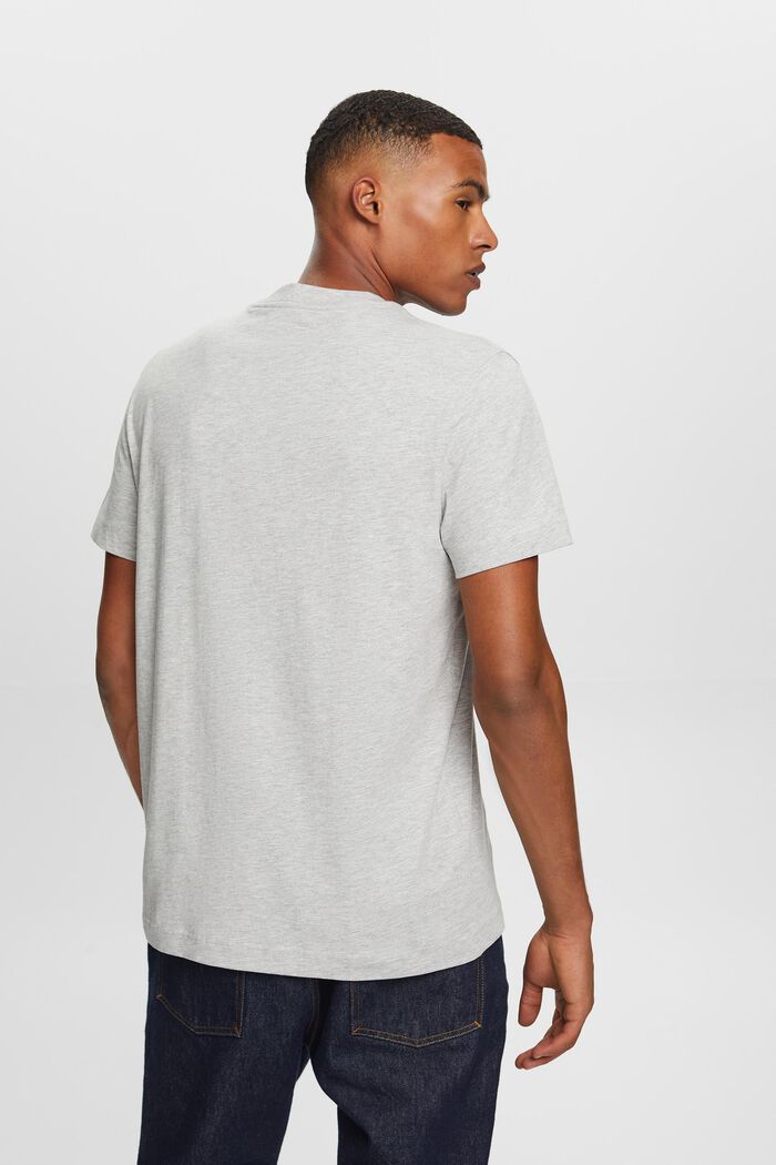 Rundhals-T-Shirt mit Print vorne