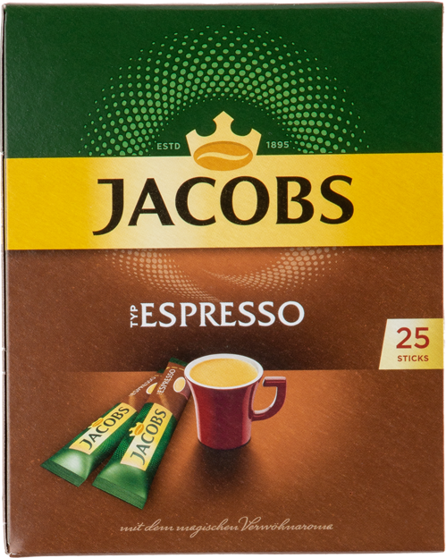 Jacobs löslicher Kaffee Espresso Sticks