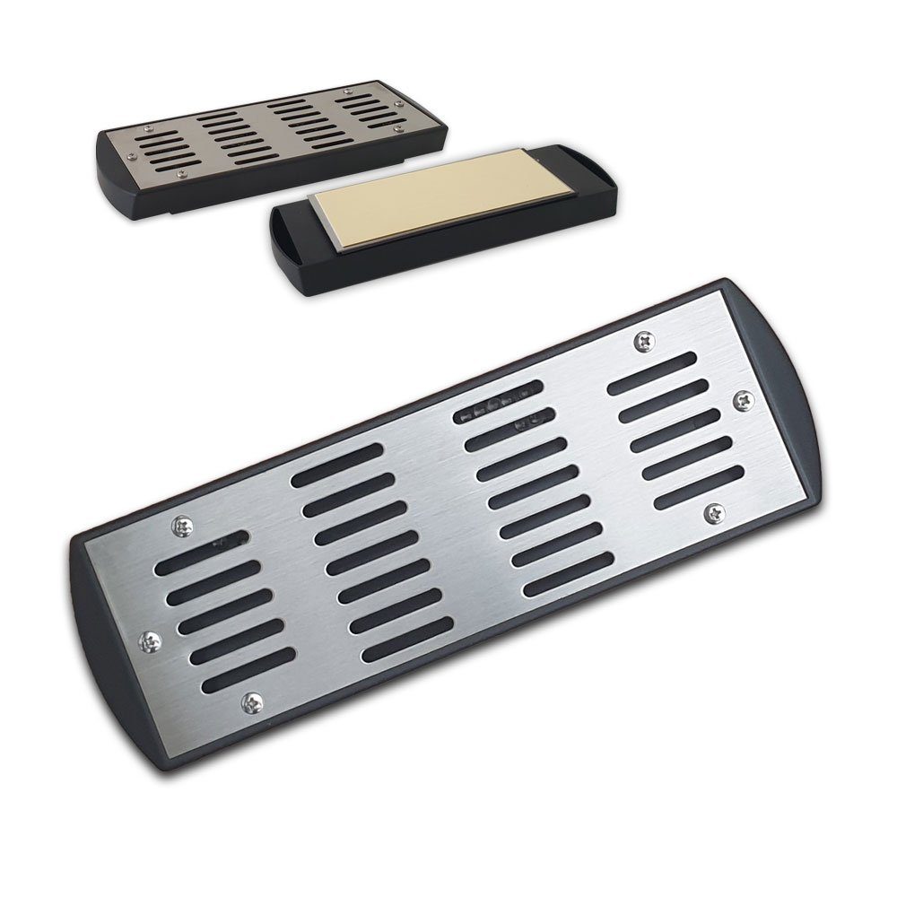 Coumo Humidor Profi Metall Humidorbefeuchter XL, Für 100 Zigarren, Acrylpolymere