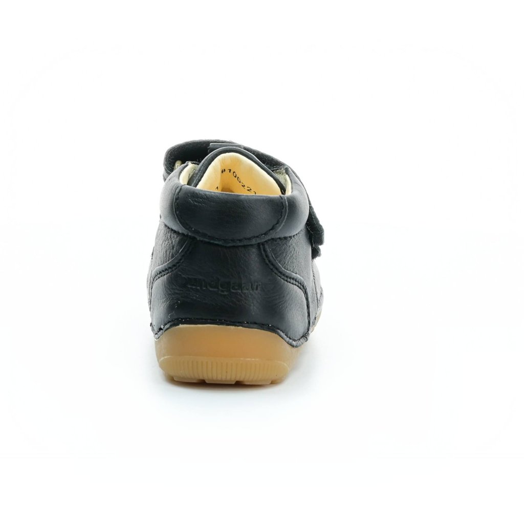 Bundgaard Petit Velcro Black / GUM schwarze Mid Cut Barfußschuhe