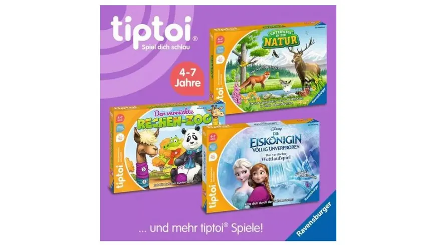 Ravensburger tiptoi - Spiel - Tiere der Welt