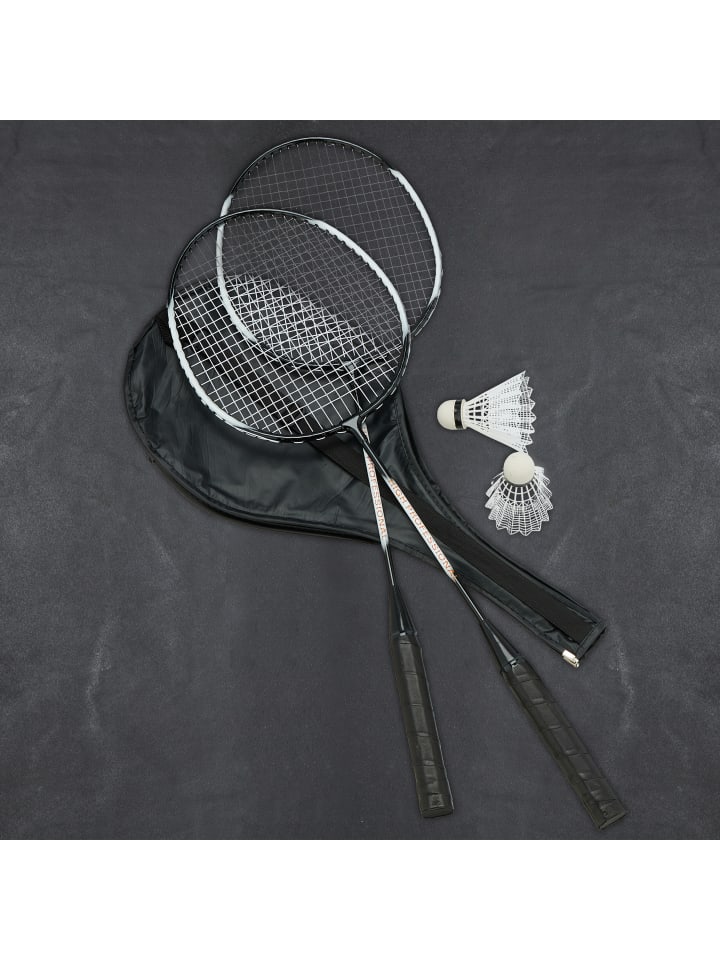 relaxdays 13-tlg. Badminton-Set in Schwarz/ Weiß günstig kaufen onesize