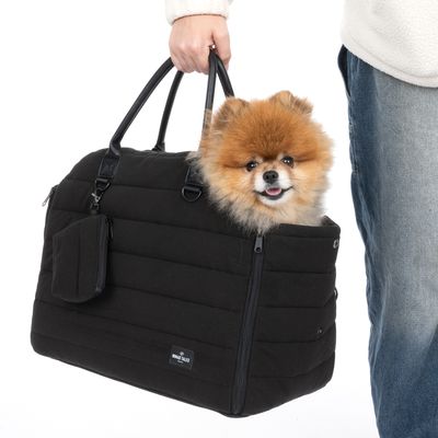 Nomad Tales Blush Autositz für Hunde, ebony