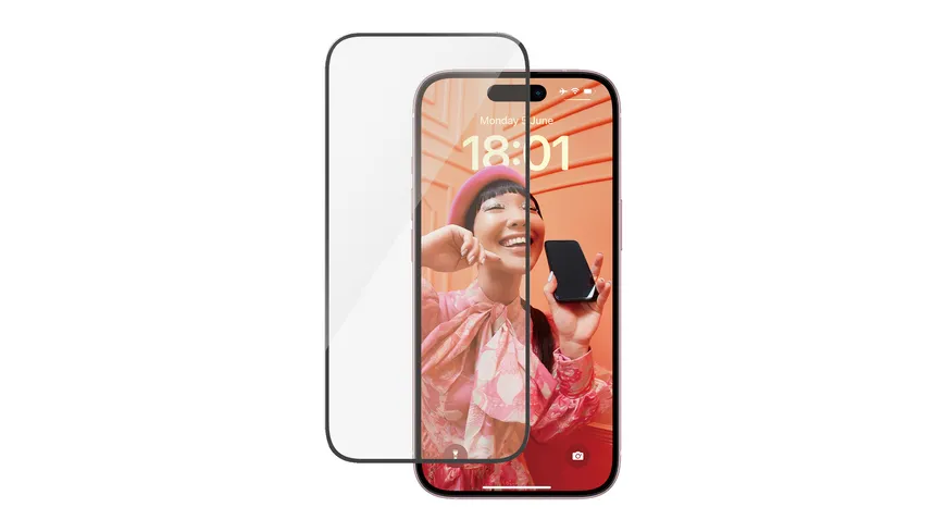 PanzerGlass SP iPhone 15 UWF m. Applikator