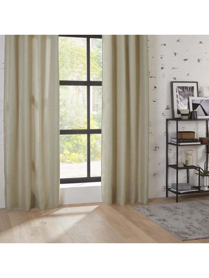 Atmosphera Créateur d'intérieur Verdunkelungsvorhang in beige günstig kaufen onesize