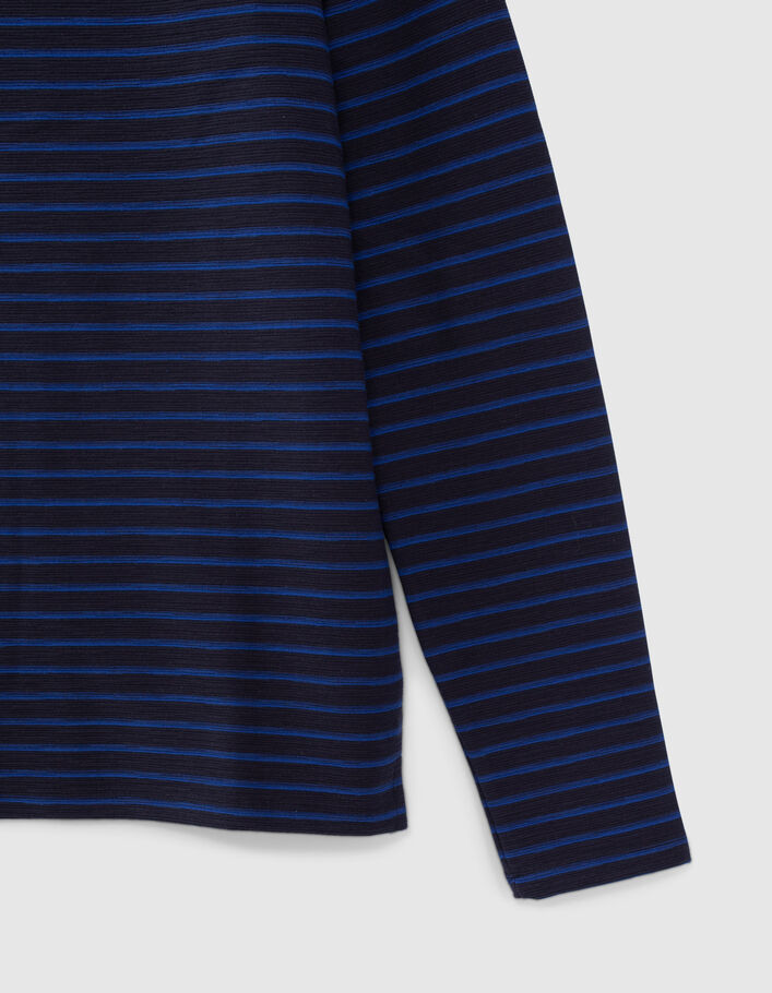 T-shirt marine rayures bleues Homme