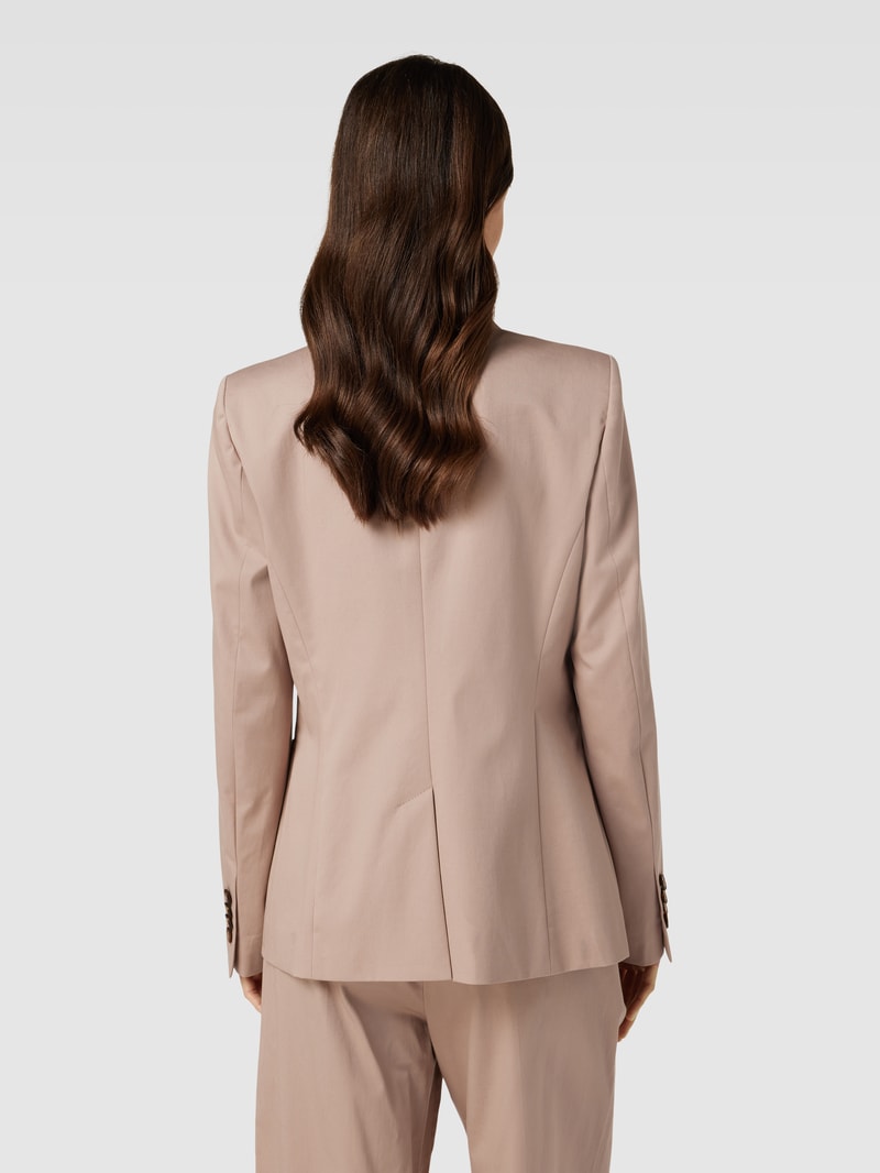 Blazer mit Reverskragen in taupe