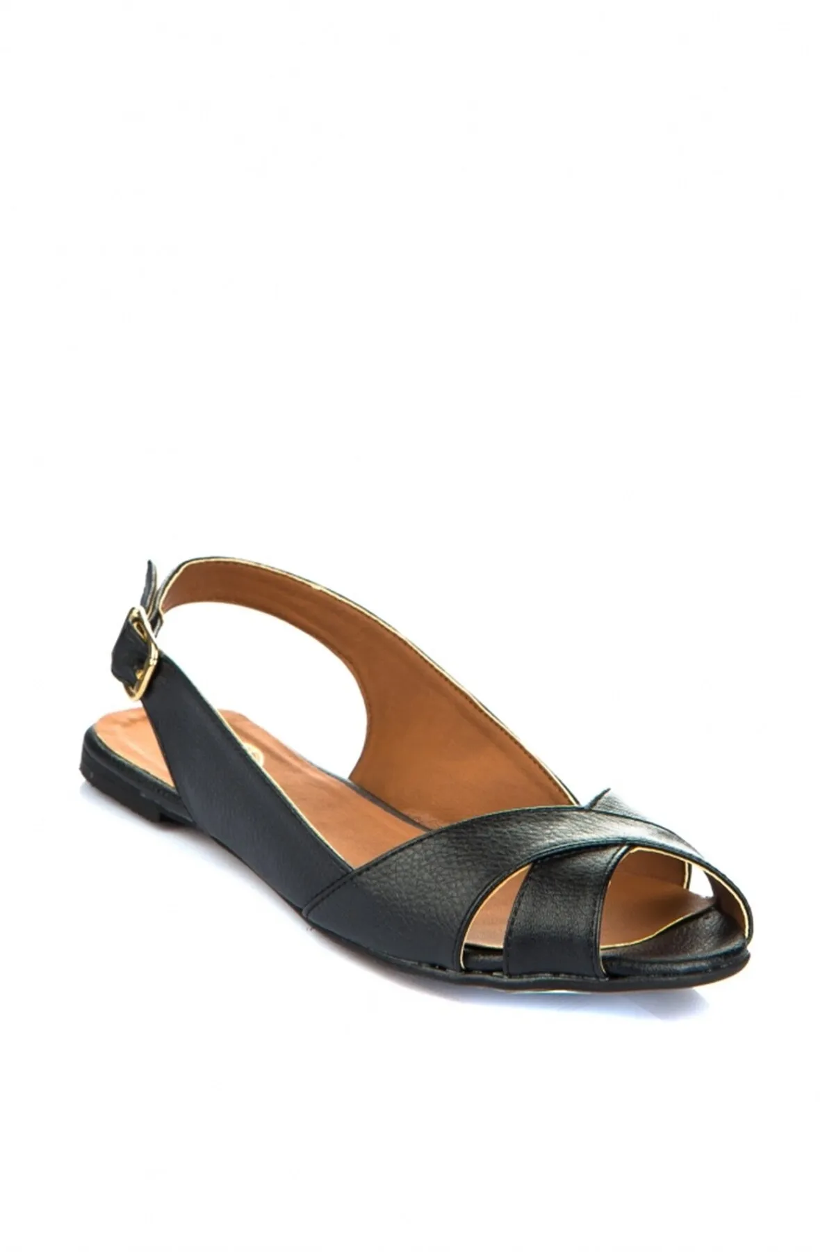 Fox Shoes  Schwarze Damensandalen9726106609