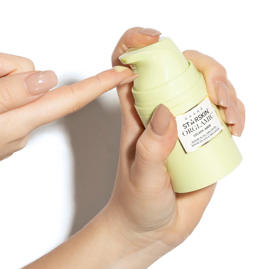 Orglamic ORGLAMIC™ Serum-u-ulju emulzija sa sokom celera - Serum za lice globalnog efekta, Ulje za lice globalnog efekta