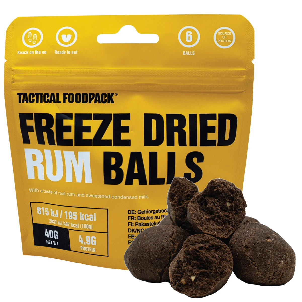 Tactical Foodpack Freeze Dried Rum Balls