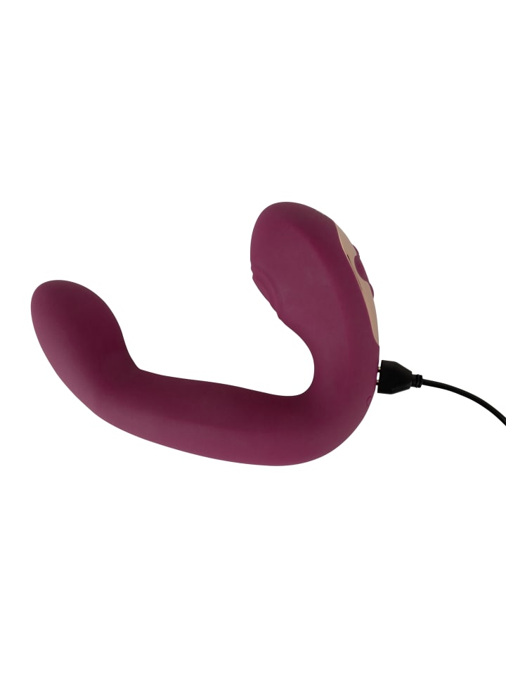 Javida Vibrator Thumping & Shaking Rabbit Vibrator in rot günstig kaufen 17 cm