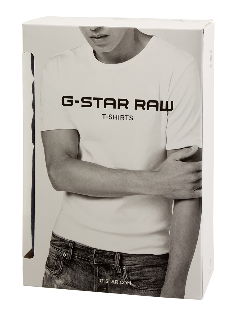 Slim Fit T-Shirt aus Organic Cotton in dunkelblau