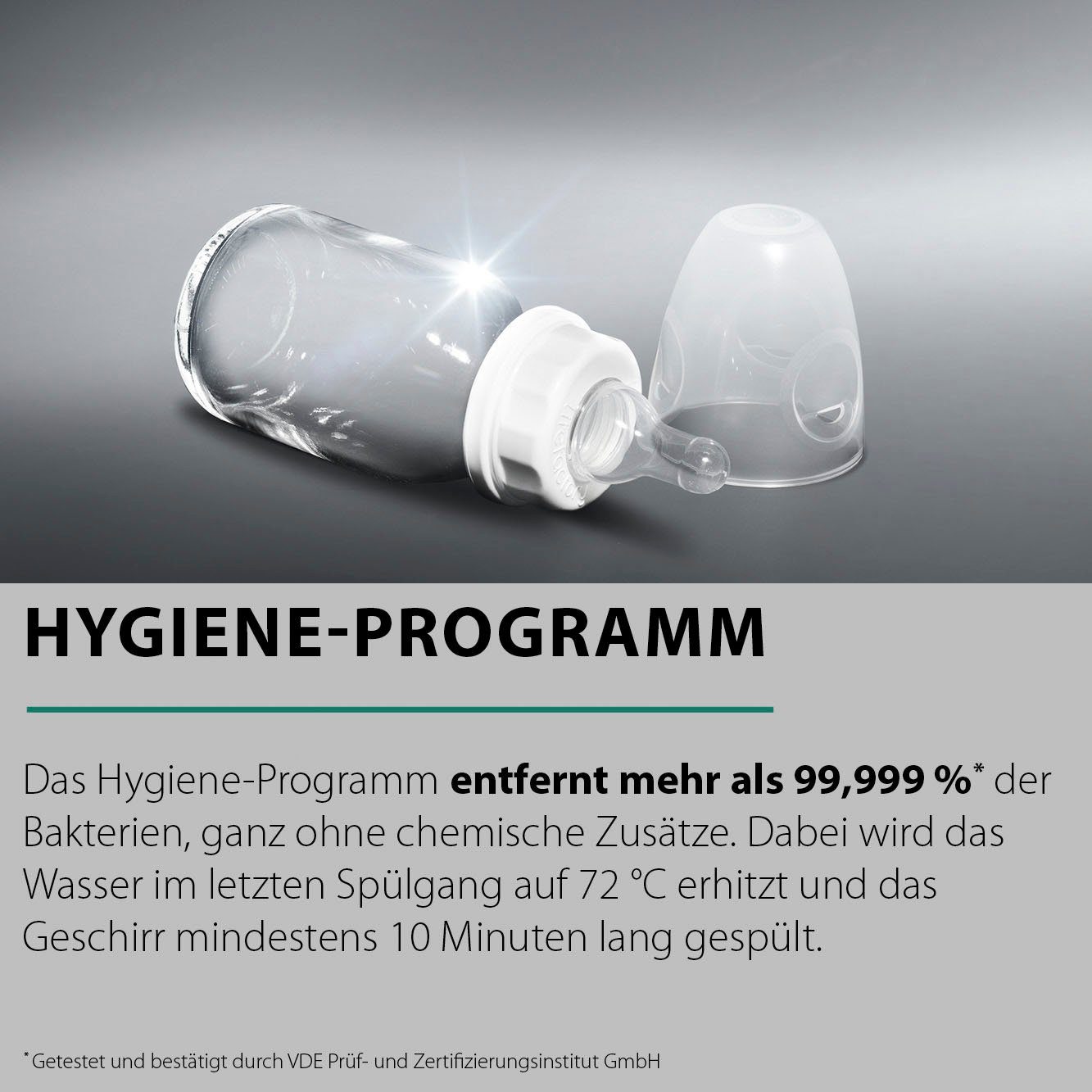 BAUKNECHT vollintegrierbarer Geschirrspüler, B8RI HP42 LC, 14 Maßgedecke, SpaceClean – die 3. Schublade für hohe Gläser und Müslischalen