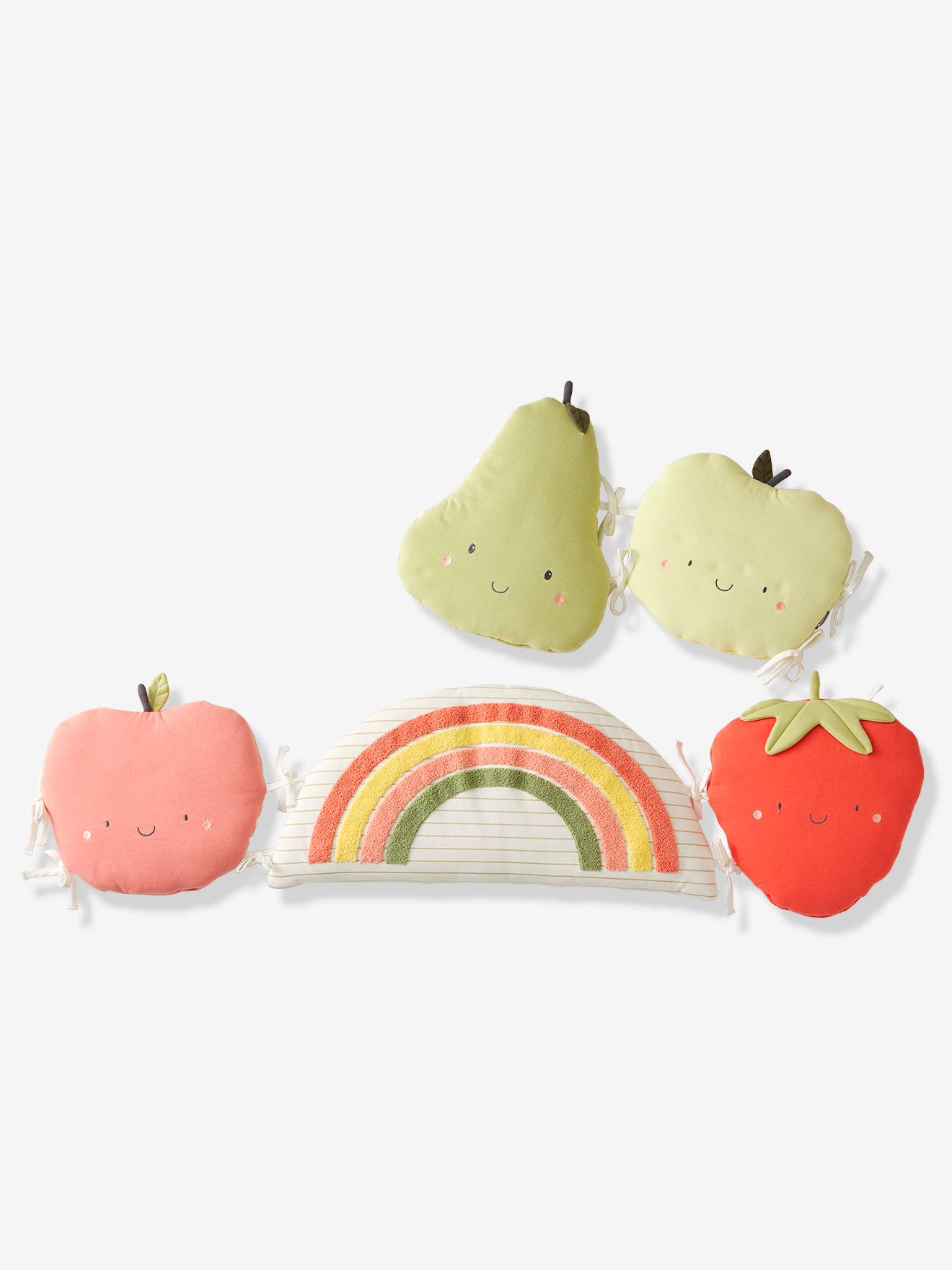 Tour de lit / Tour de parc POMME multicolore
