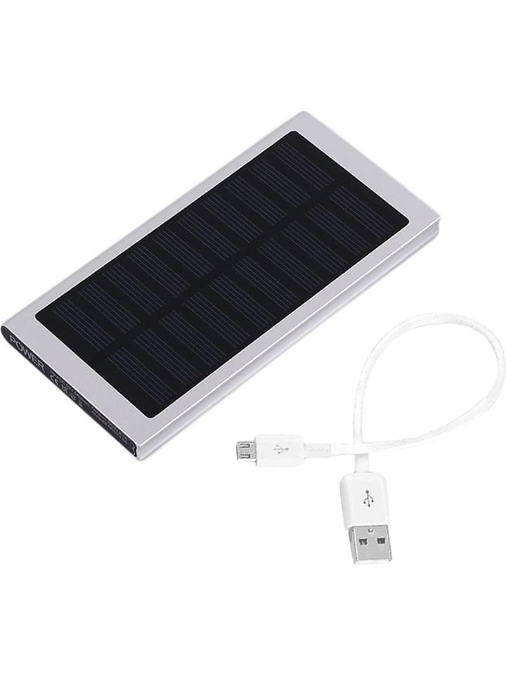 SWEET ACCESS Solar-Powerbank 20.000 mAh in Silber günstig kaufen onesize